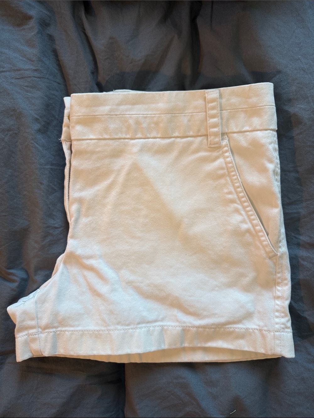 J. Crew Cream High-Waist Casual Shorts